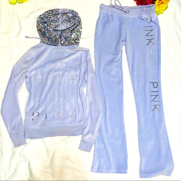 Limited Edition Velour Sequins Matching Set
